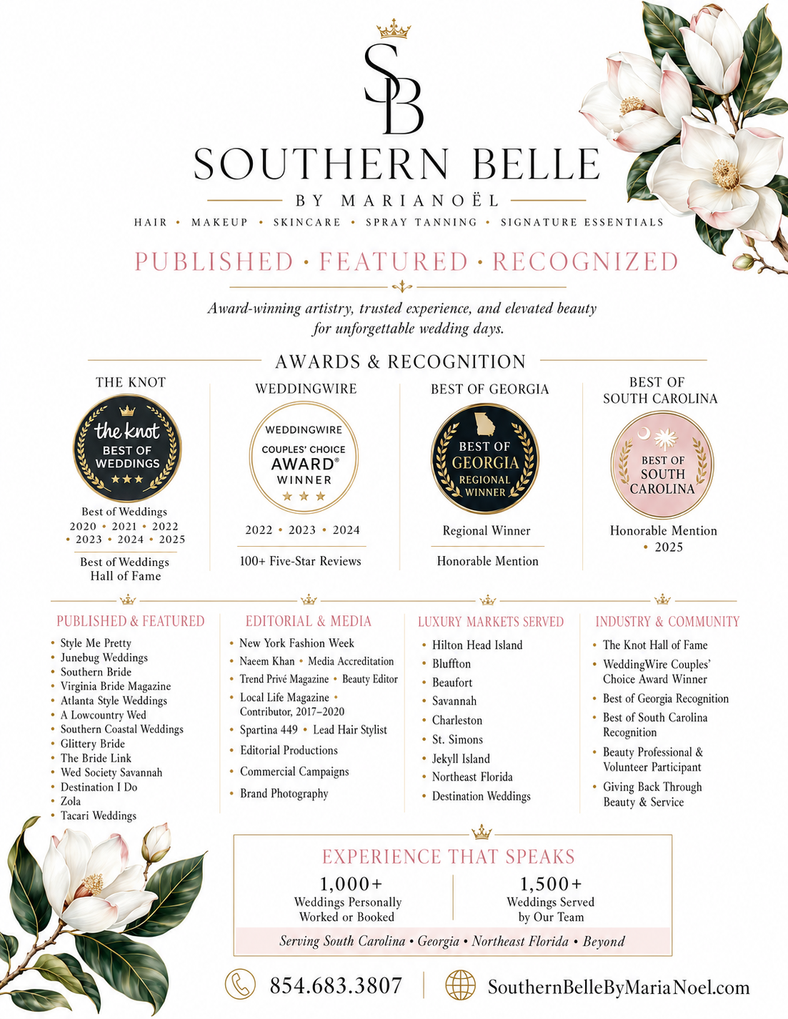 Bride portrait — Southern Belle luxury bridal beauty